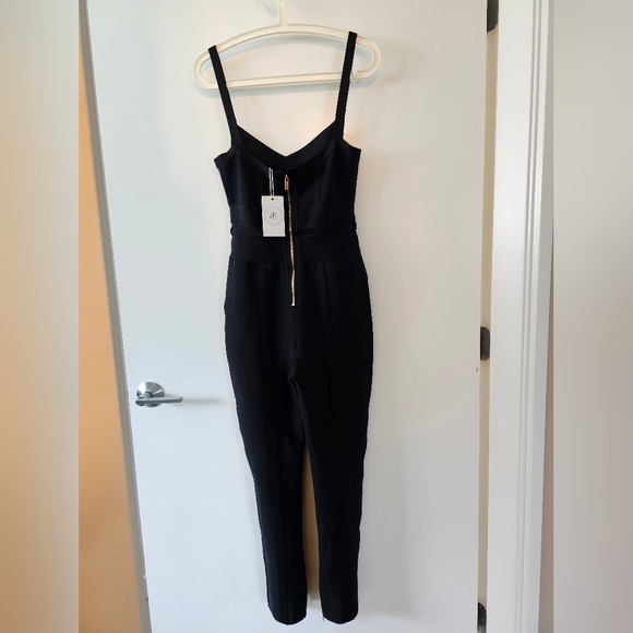 Black Bandage Jumpsuit - Picture 9 of 9